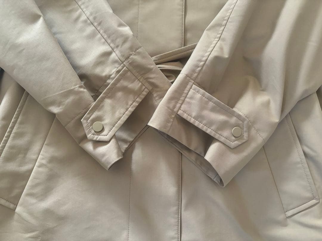 専用　　　新品　イエナ　コットンポリエステル　ステンカラーコート　トレンチ