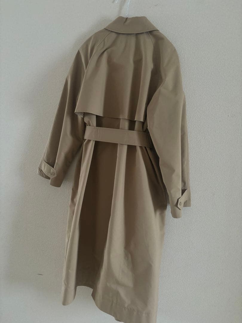 専用　　　新品　イエナ　コットンポリエステル　ステンカラーコート　トレンチ