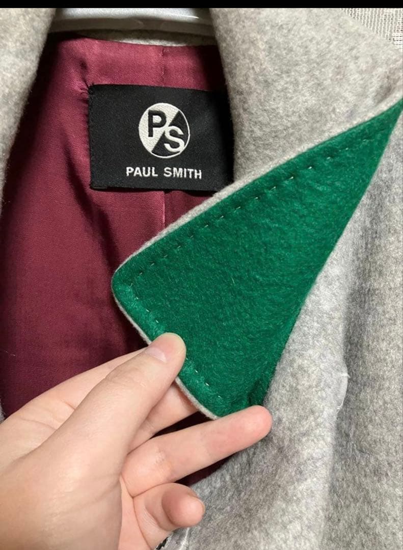 美品　ポールスミス　ロングコート
