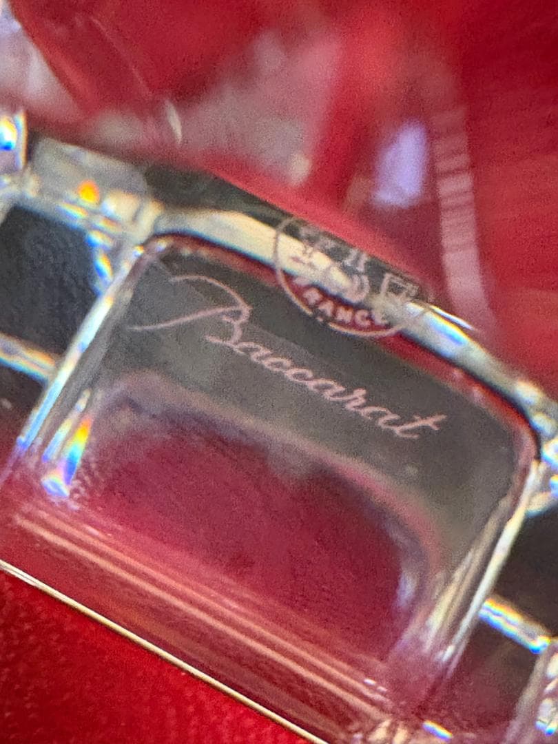 新品◆Baccarat／バカラ◆コロンビーヌベース90◆箱あり◆クリスタルガラス