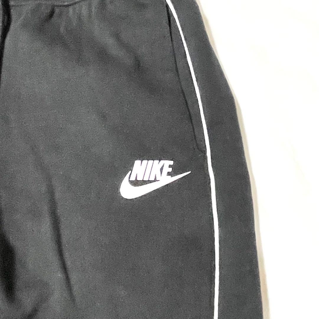 ナイキ トラックスーツ セットアップ サイドライン ブラック ホワイトライン M