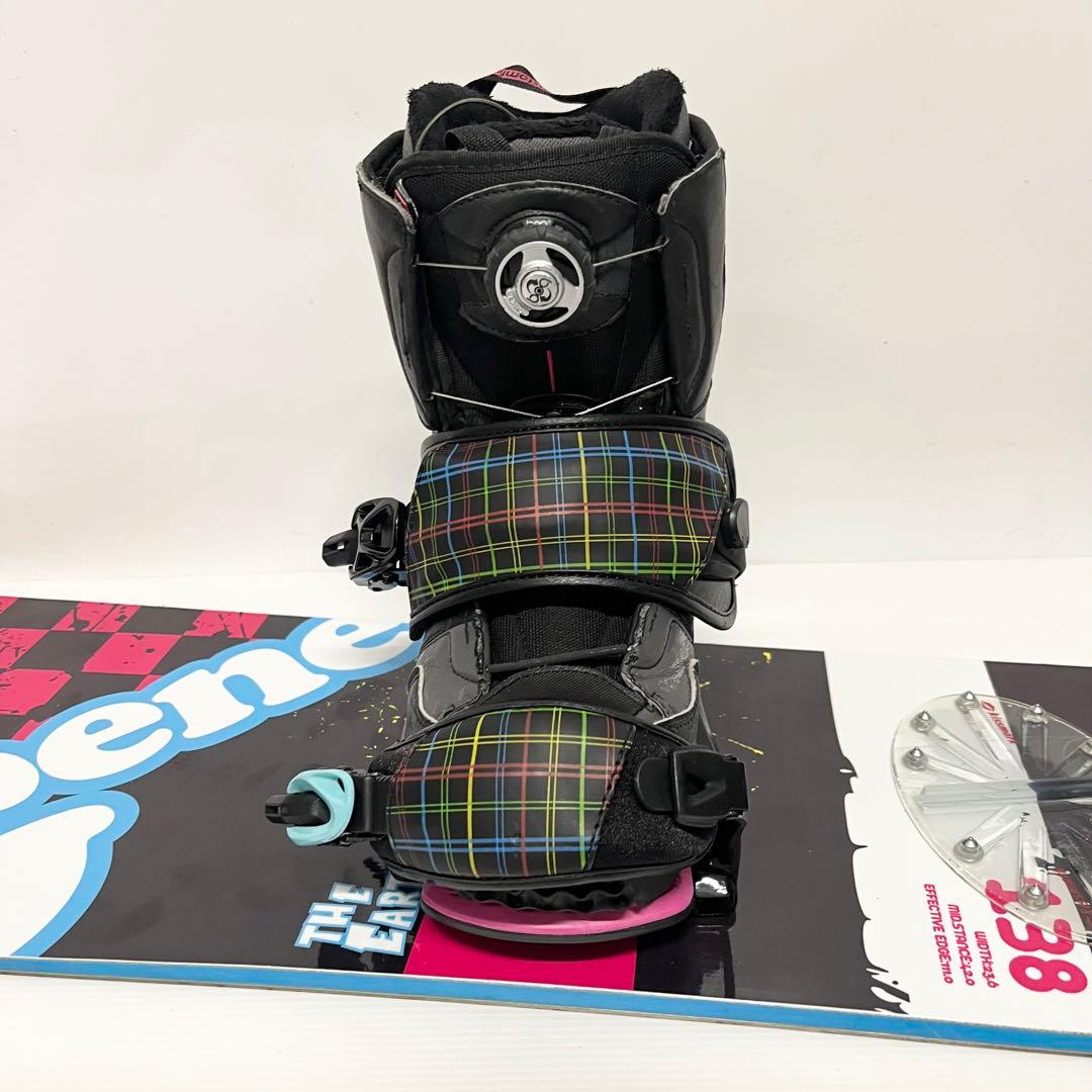 SALOMON レディース　スノボセット　女性用　サロモン　スノーボード バイン