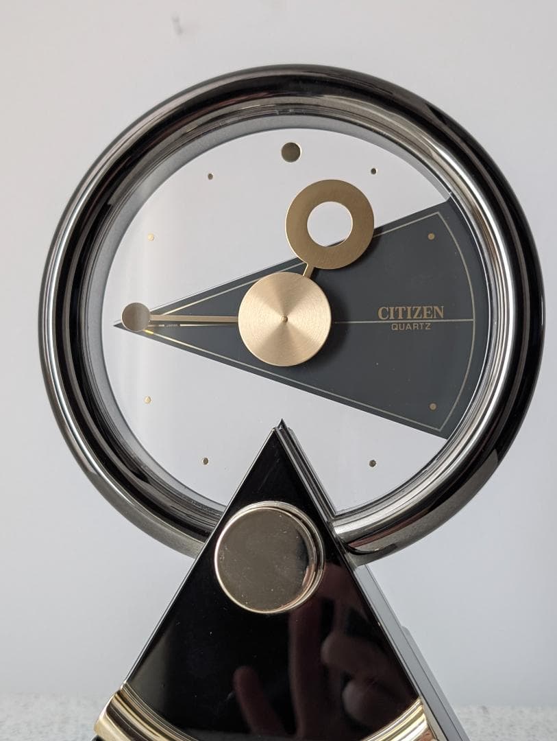 80s ビンテージ シチズン テーブルクロック 振り子 置き時計 スペースエイジ