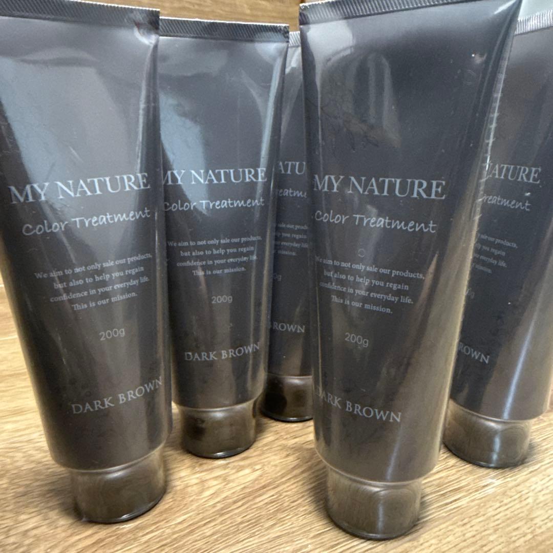 MY NATURE カラー トリートメント ダークブラウン 5本セット