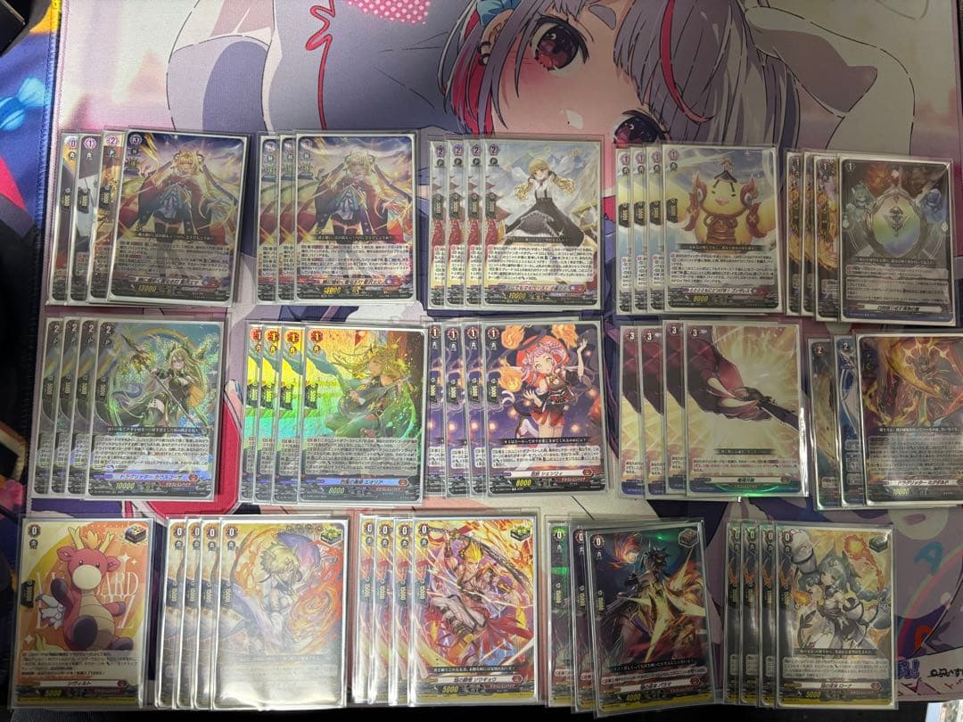 ヴァンガード 藍沢エマ　デッキ スリーブ付き