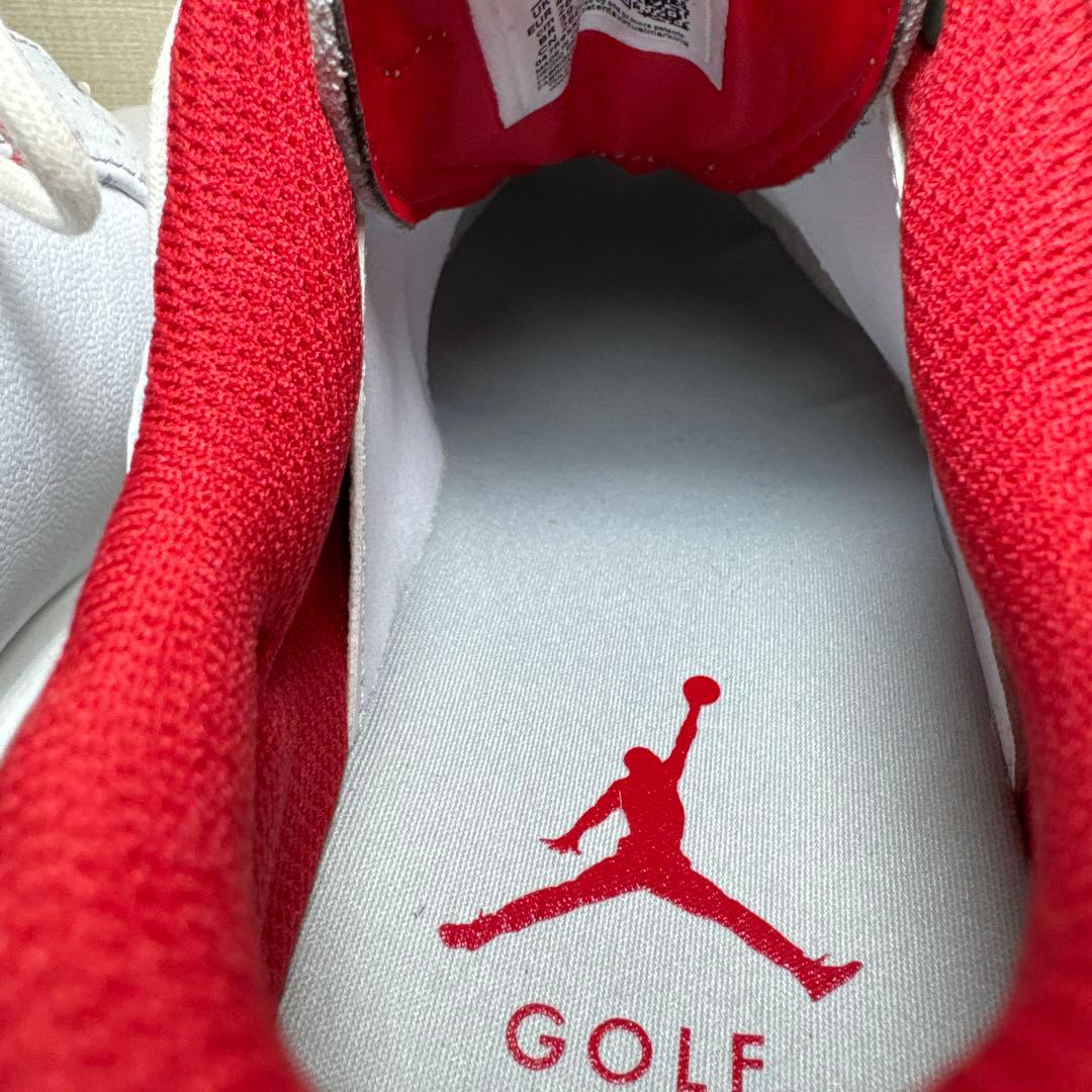 24 未使用　エアジョーダン　ゴルフシューズ　8 26.0 白　ソフトスパイク