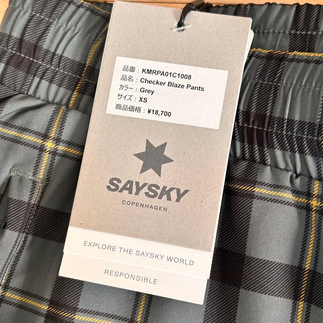 【未使用品】SAYSKY Checker Blaze PantsユニセックスXS