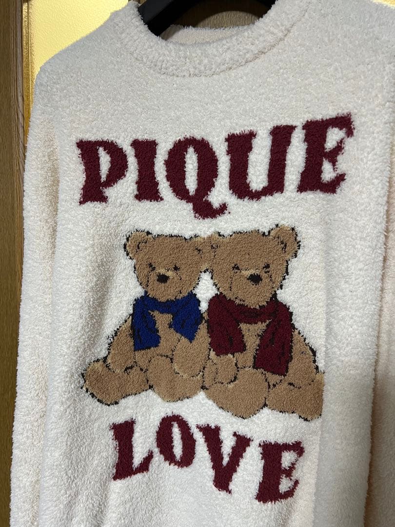 ジェラートピケ 2023 ホリデー ベア レディース 上下セット ルームウェア