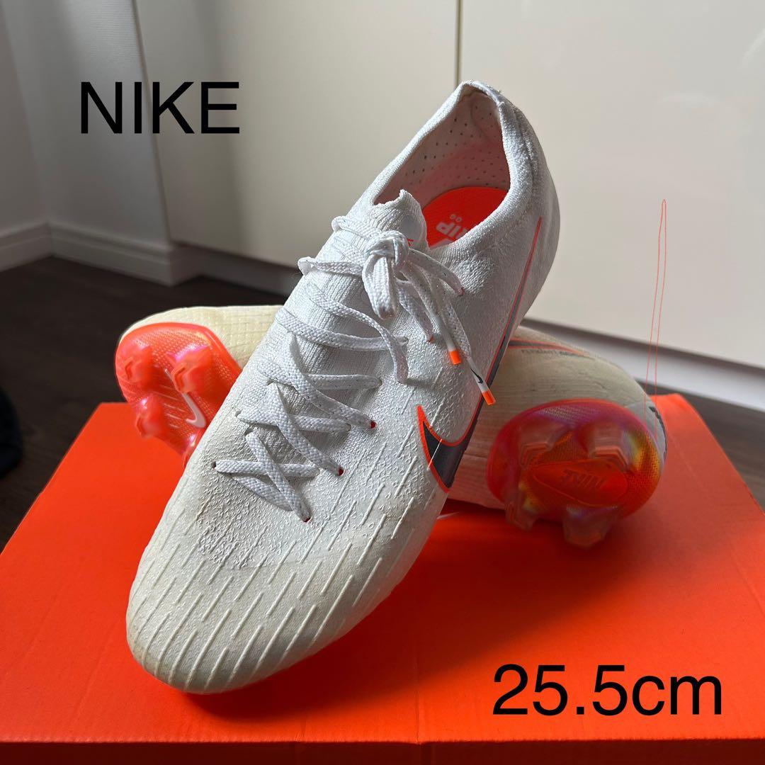 NIKE マーキュリアルヴェイパー12エリートFG 25.5cm ホワイト