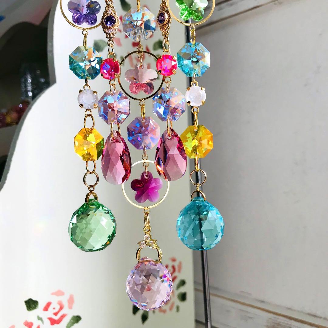 ひな祭り✩.*˚ SWAROVSKIサンキャッチャー