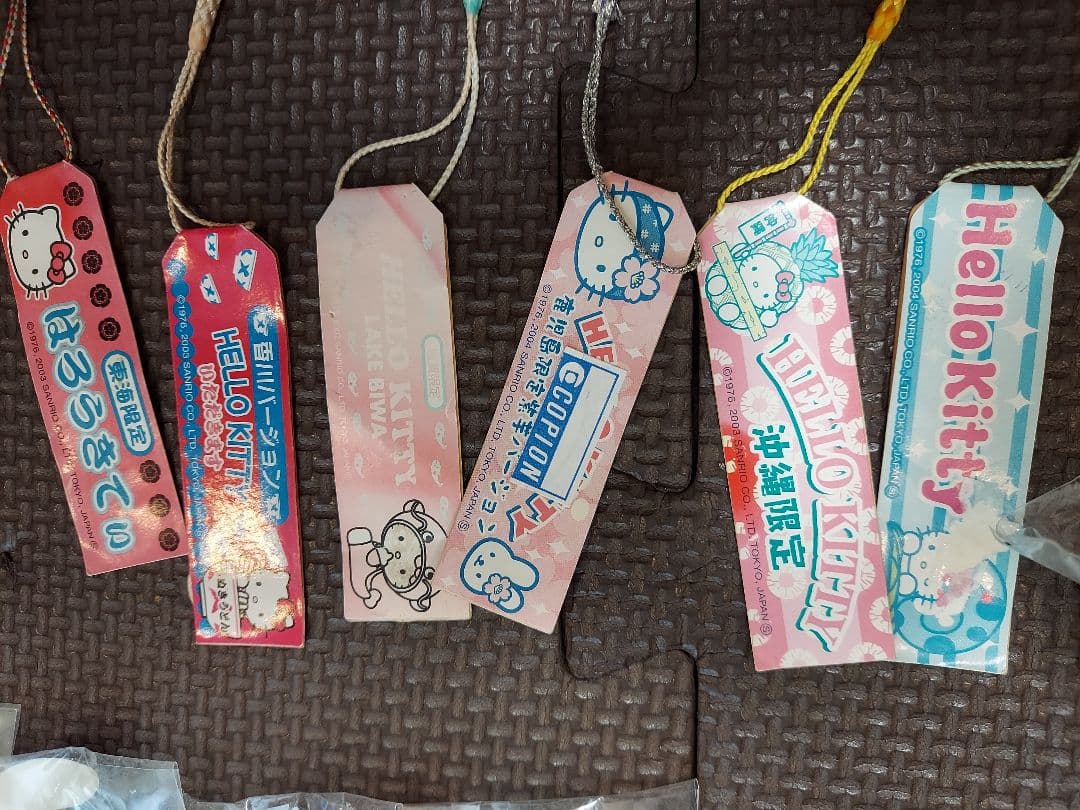 ハローキティご当地ストラップ38個セットバラ売り不可