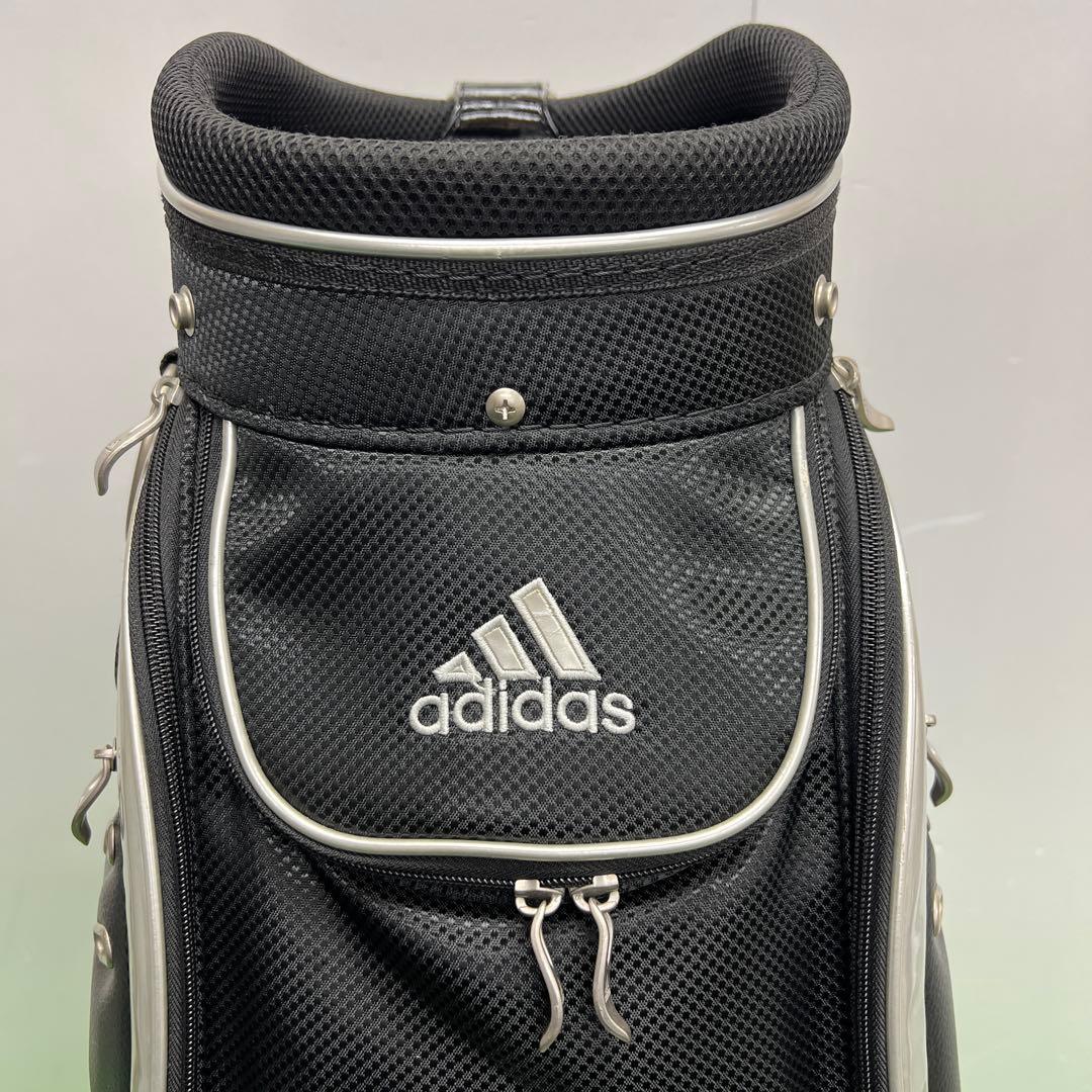 アディダス adidas ゴルフバッグ　8インチ　ブラック　メンズ　中古品