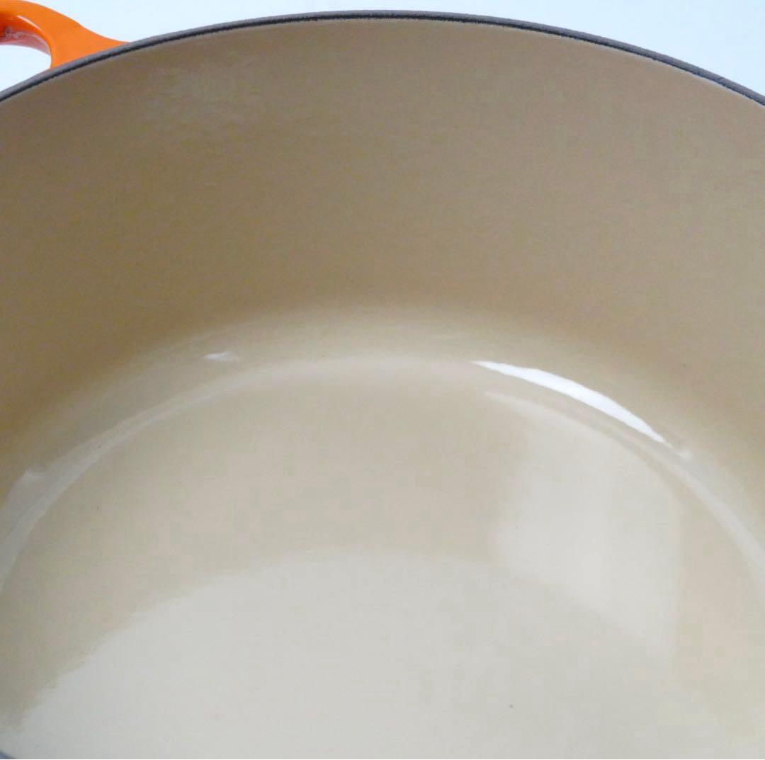 【新品】LE CREUSET　ココット ロンド オレンジ　24cm