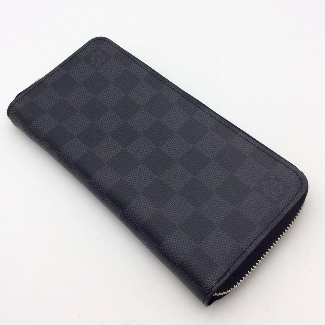 ルイヴィトン ダミエ グラフィット メンズ ジッピーウォレット ヴェルティカル