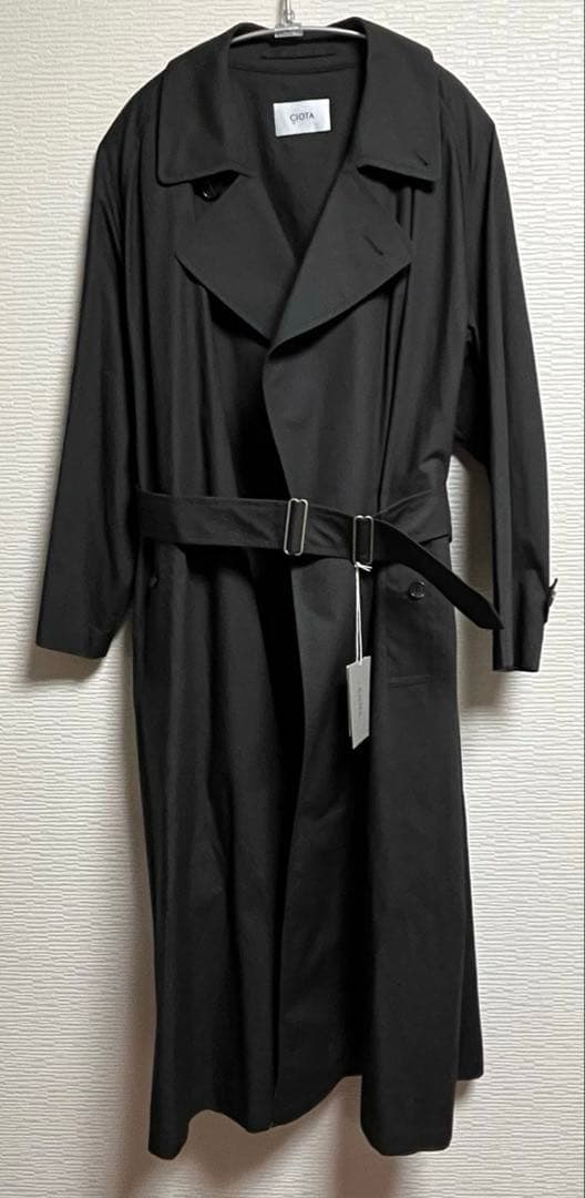 【美品】CIOTA シオタ　タイロッケンコート レディース　ダークグレー