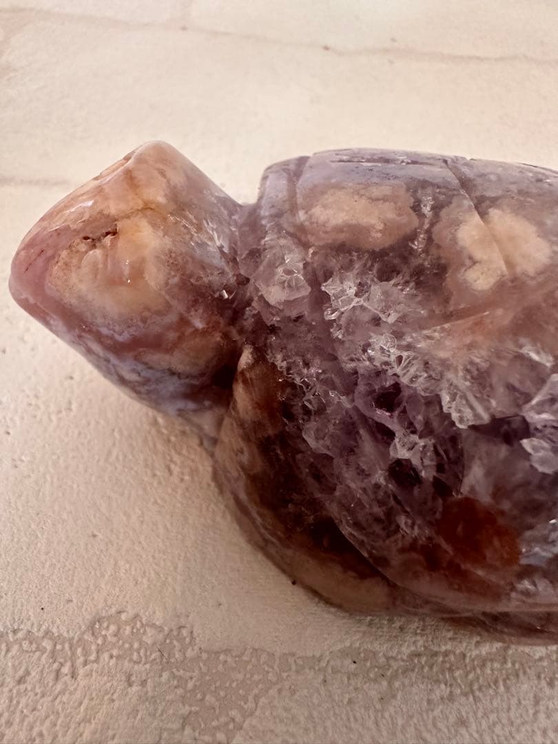 特価　アメジスト　ピンクアメジスト　フラワーアゲート タートル　虹　天然石