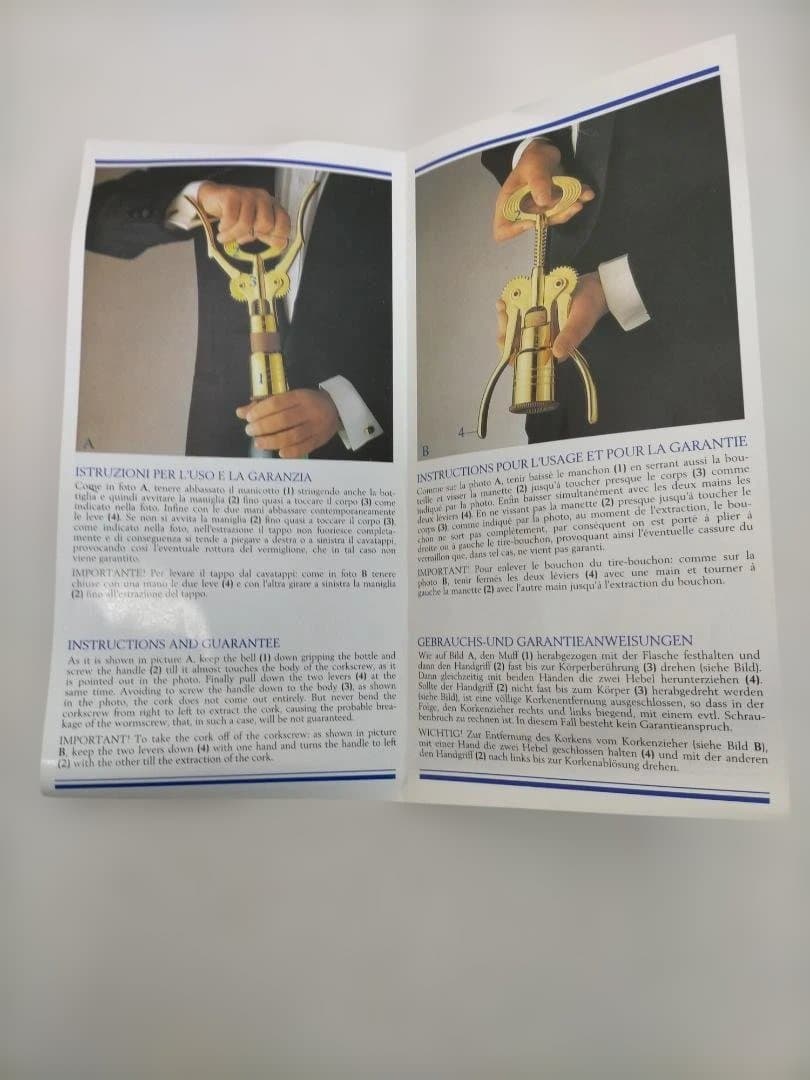 【送料無料】Campagnolo BIG ワインオープナー 木箱付 251225