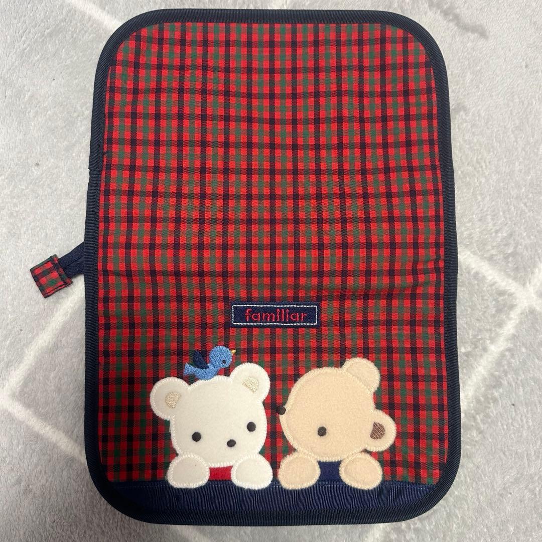 新品 タグ付き 未使用品 ファミリア 母子手帳ケース 完売品 チェック