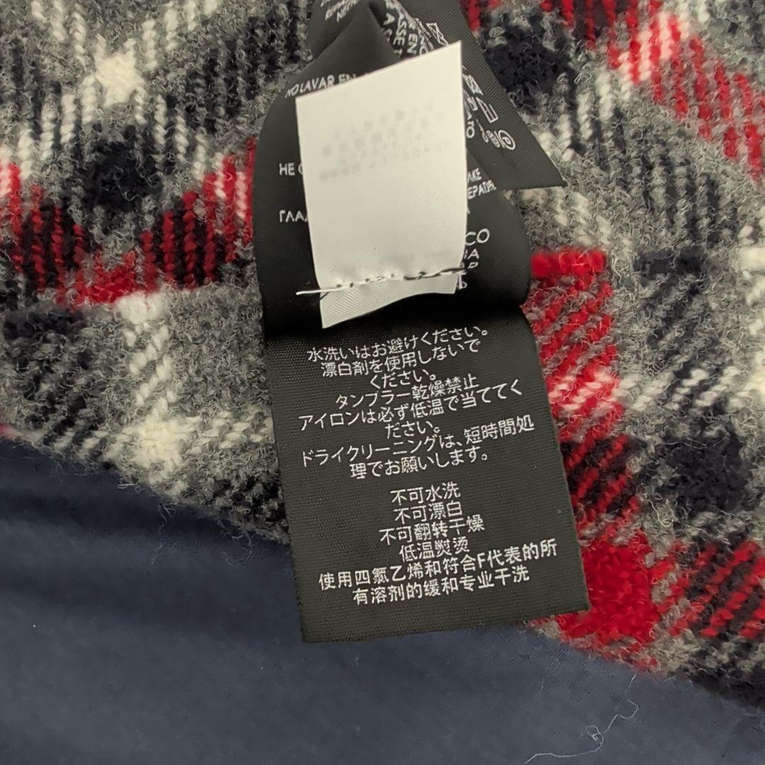 GUCCI チェック柄マフラー ウール混紡