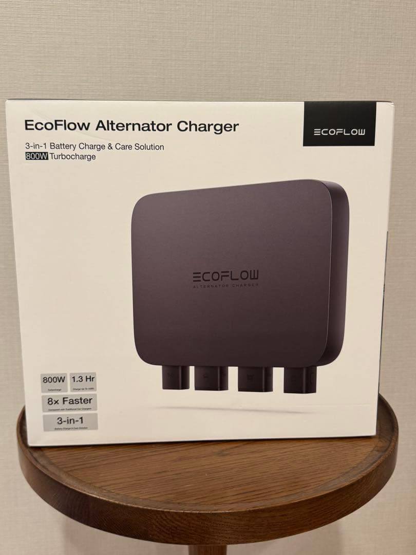 お値下げ【新品未開封】 EcoFlow 自動車用バッテリー充電800W