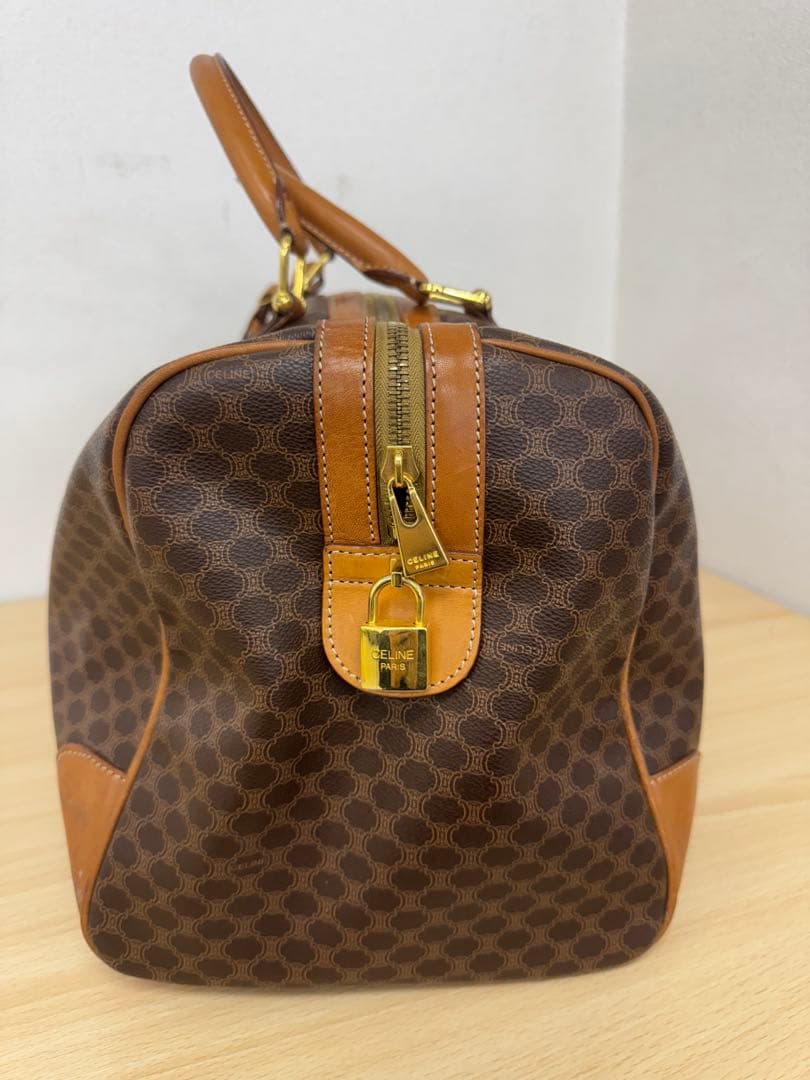 CELINE セリーヌ　ボストンバッグ　トリオンフ　ブラウン　ハンドバッグ