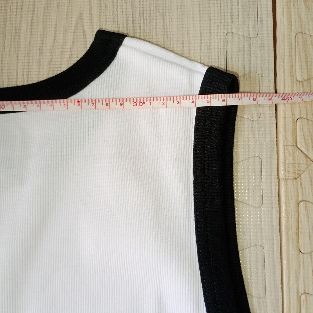 人気カラーモデル！ロゴ 　筋トレ クロノス cronos　サイズ42　白✕黒　綿