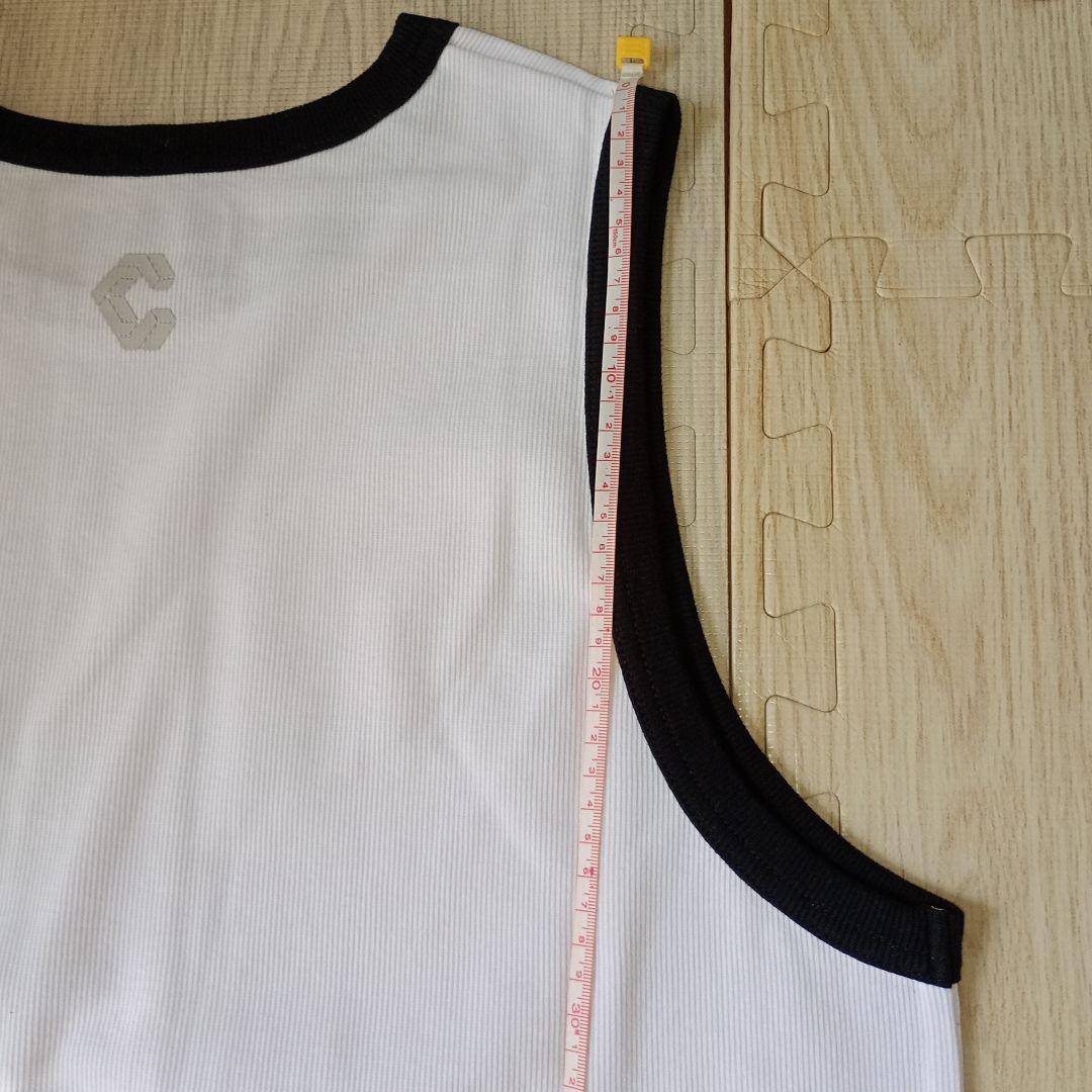 人気カラーモデル！ロゴ 　筋トレ クロノス cronos　サイズ42　白✕黒　綿