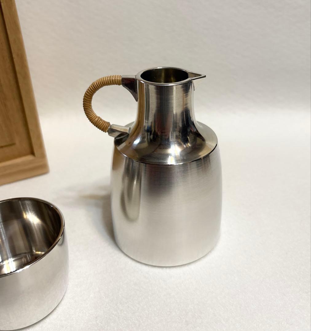 大阪錫器 錫製 酒器 玄武 日本酒 本錫 木箱 徳利 猪口