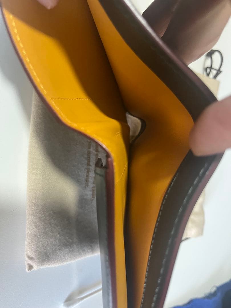 GANZO 二つ折り財布 エイボン　ブリティッシュグリーン