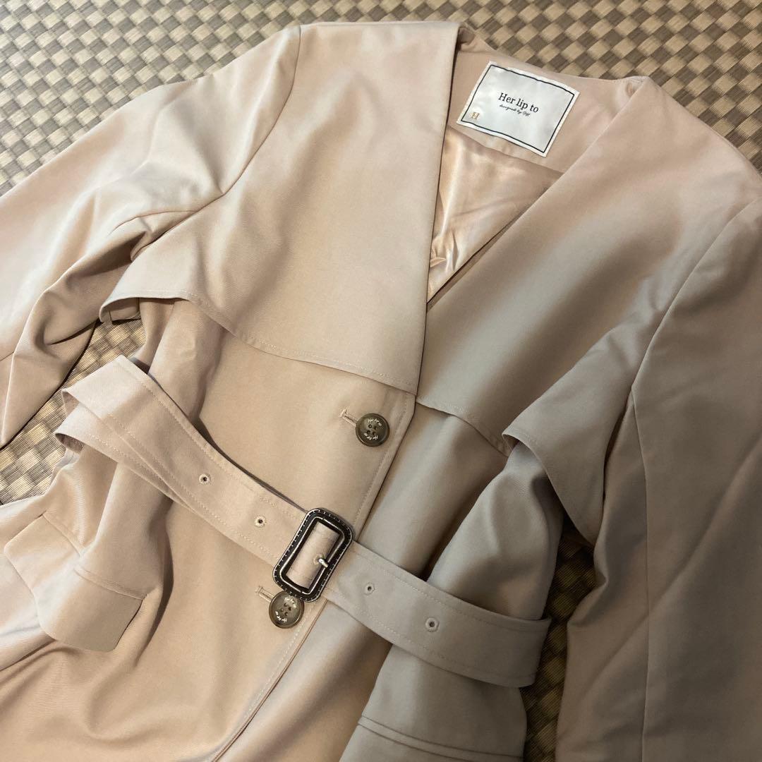 正規品　herlipto コート　新品未使用　M