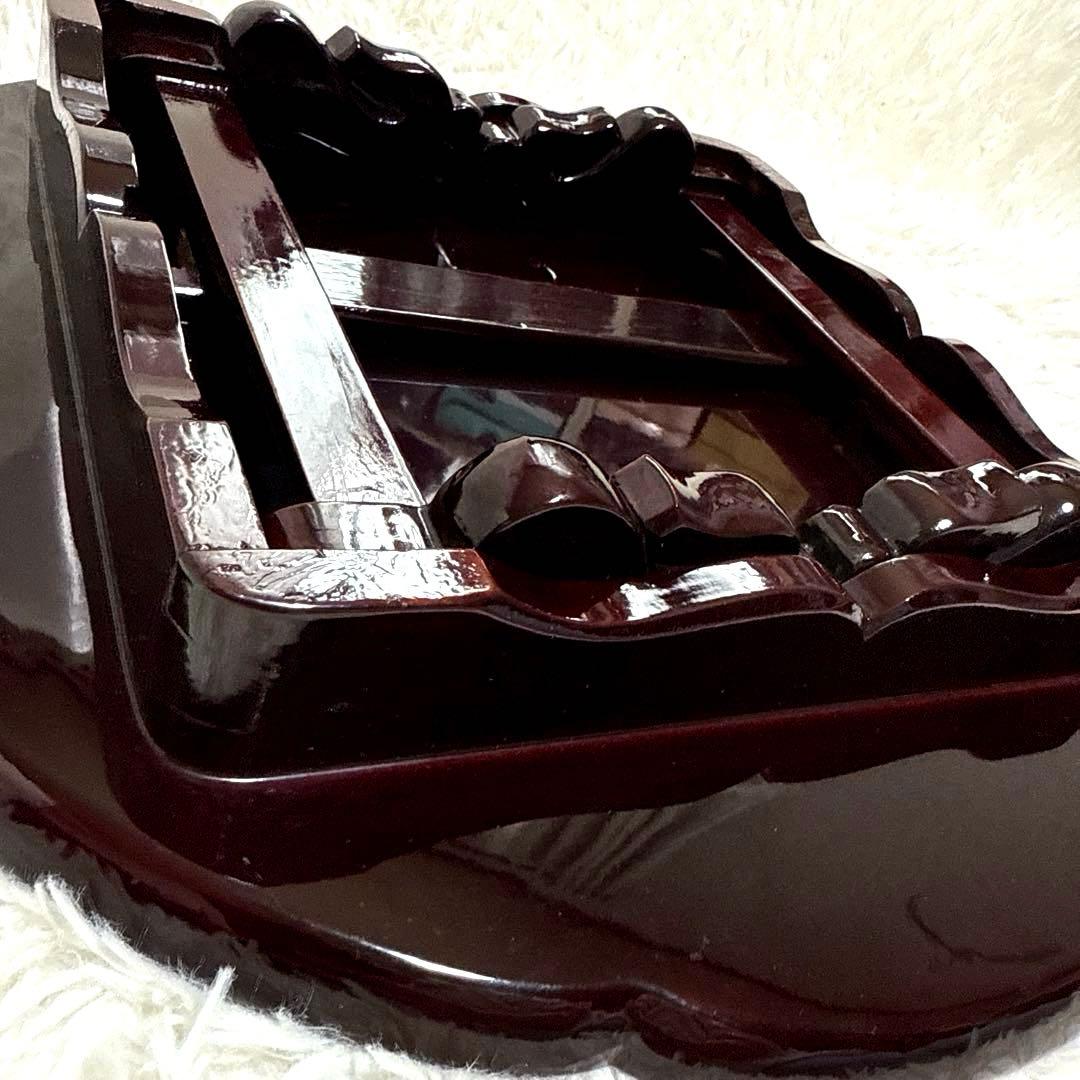 【美品】韓国伝統工芸 螺鈿細工 貝殻細工　ちゃぶ台　ローテーブル　座卓　折り畳み