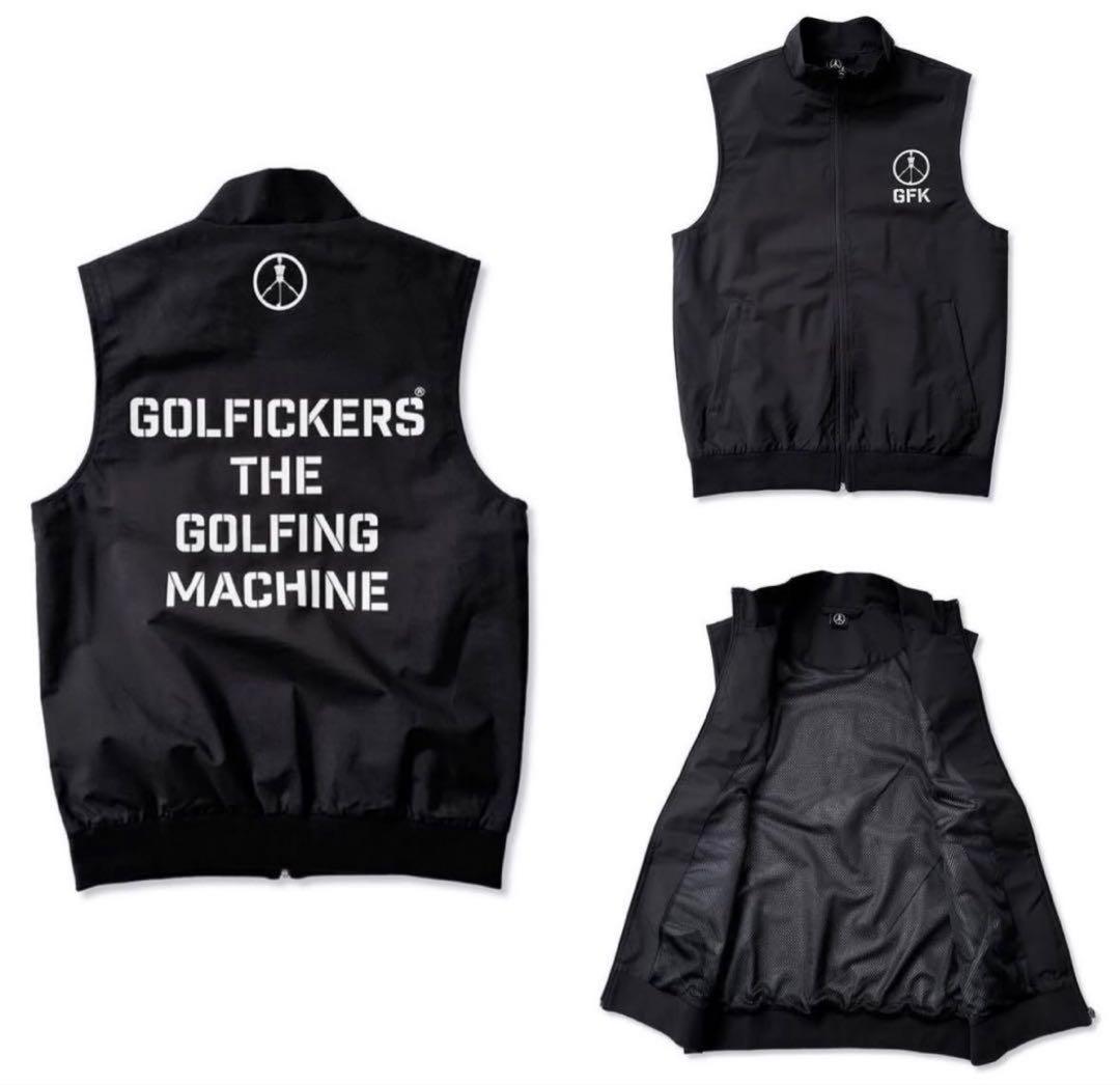 Golfickers MONTSUKI G-VEST Lサイズ ブラック