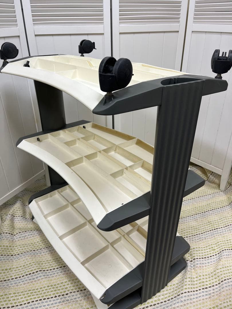 送料込！イタリア　Plastium ART Logico パソコンデスク 棚PC