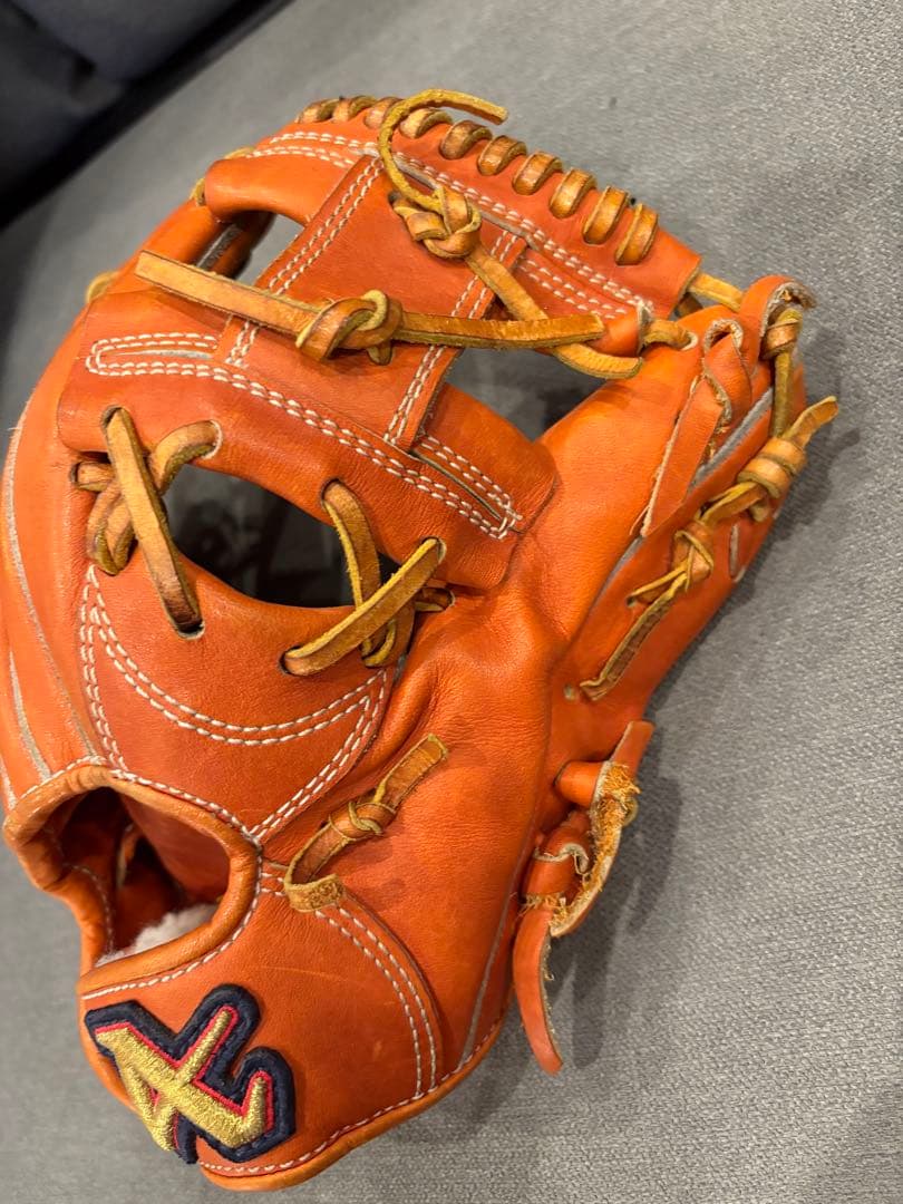 ATOMS アトムズ 硬式用グローブ オレンジ