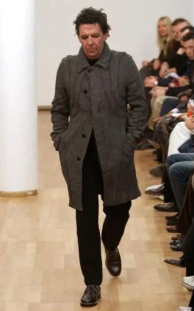 03aw カーブ期 縮絨ウール コート ジャケット M