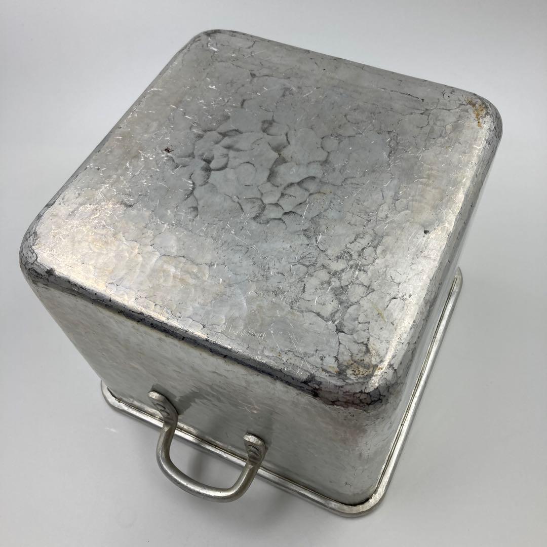 京都 有次 アルミ 角蒸器（蒸し器）24cm 蒸器 割烹 職人道具