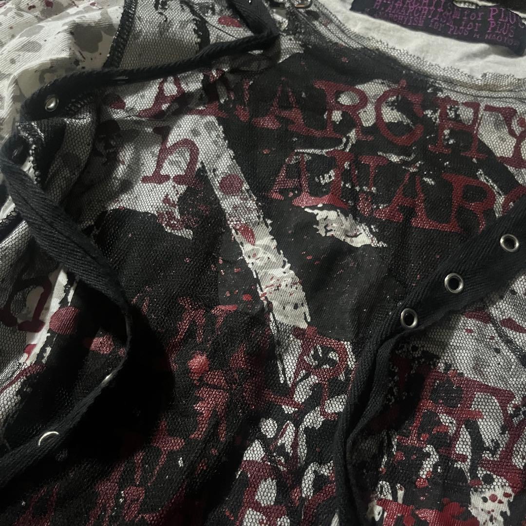 00s h.NAOTO h.ANARCHY archiveガーゼシャツ punk