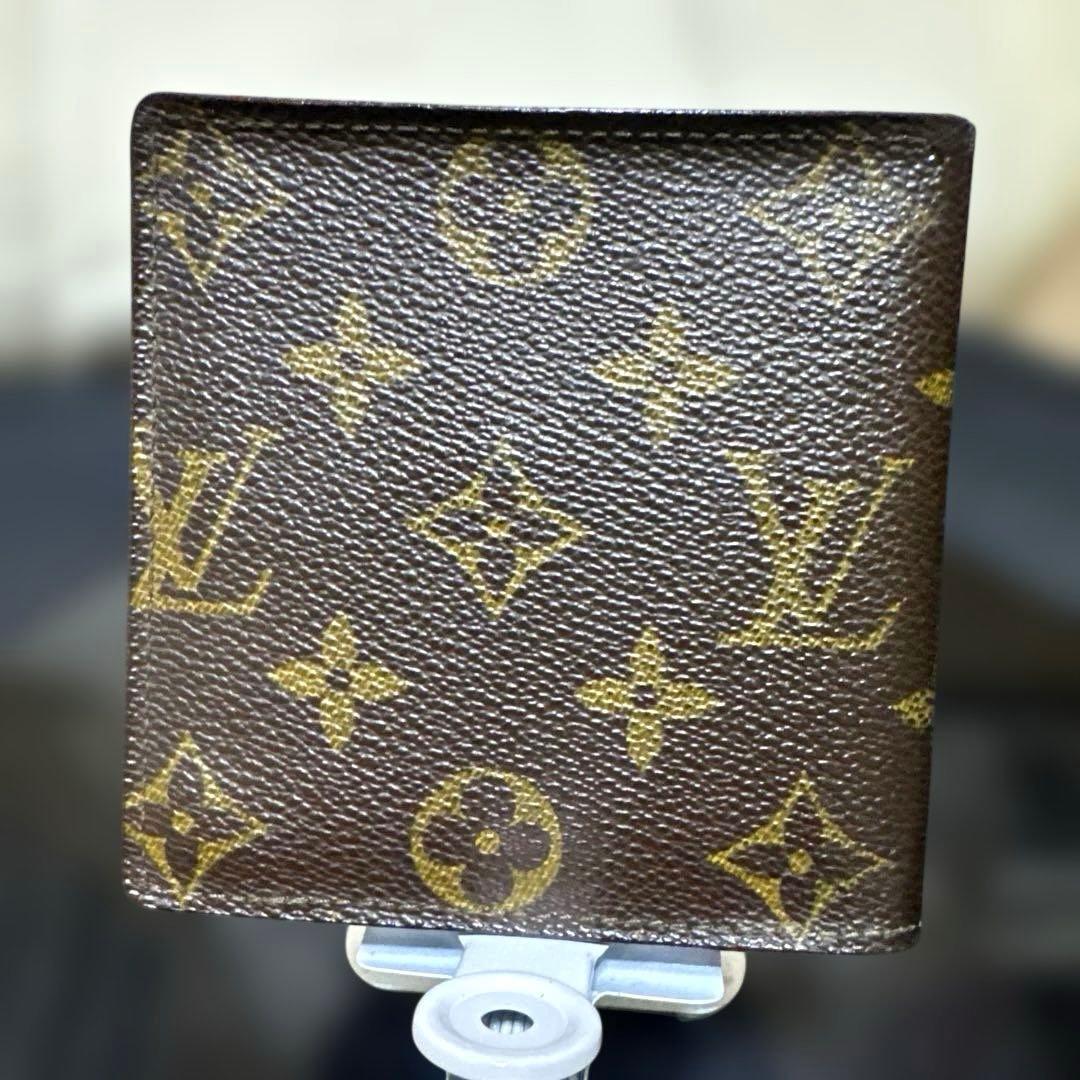 ③☆良品☆モノグラム♪マルコ☆2つ折り財布★ポケットあり