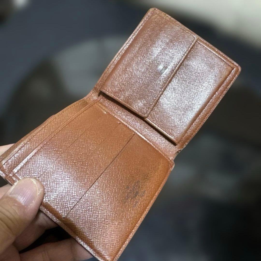 ③☆良品☆モノグラム♪マルコ☆2つ折り財布★ポケットあり