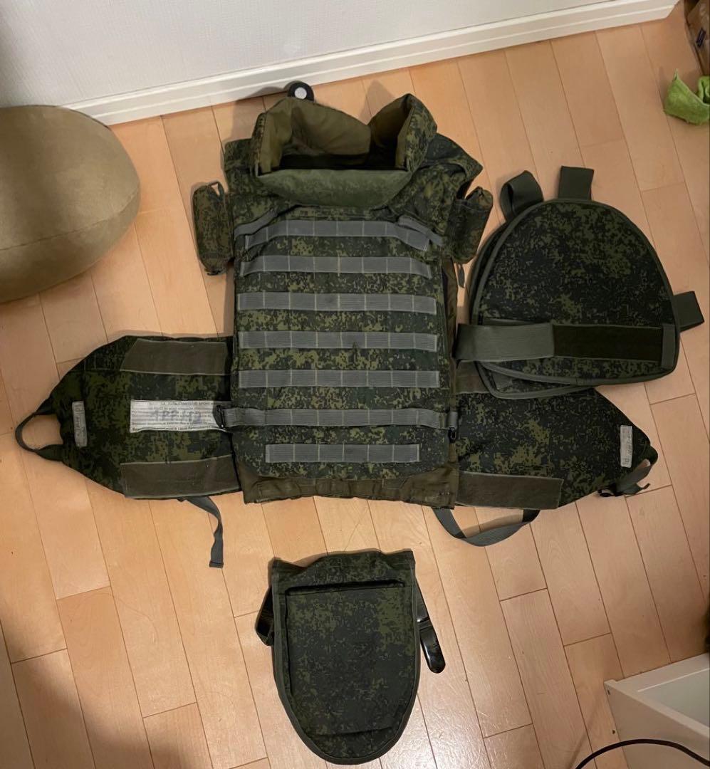 ロシア軍 6b43 ボディーアーマー 実物 ショルダーアーマー グロインアーマー