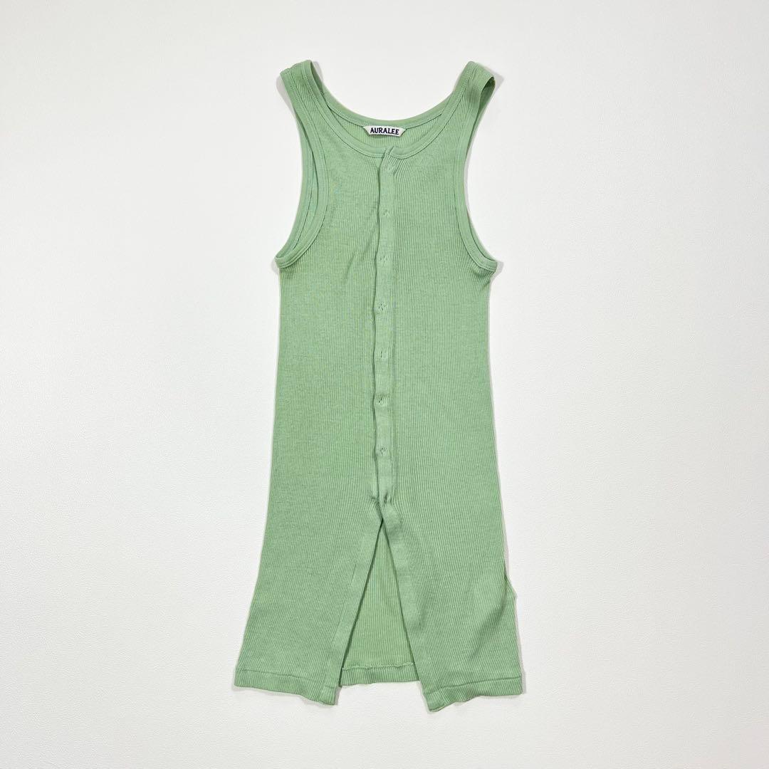AURALEE オーラリー　ORGANIC SOFT RIB TANK 24SS