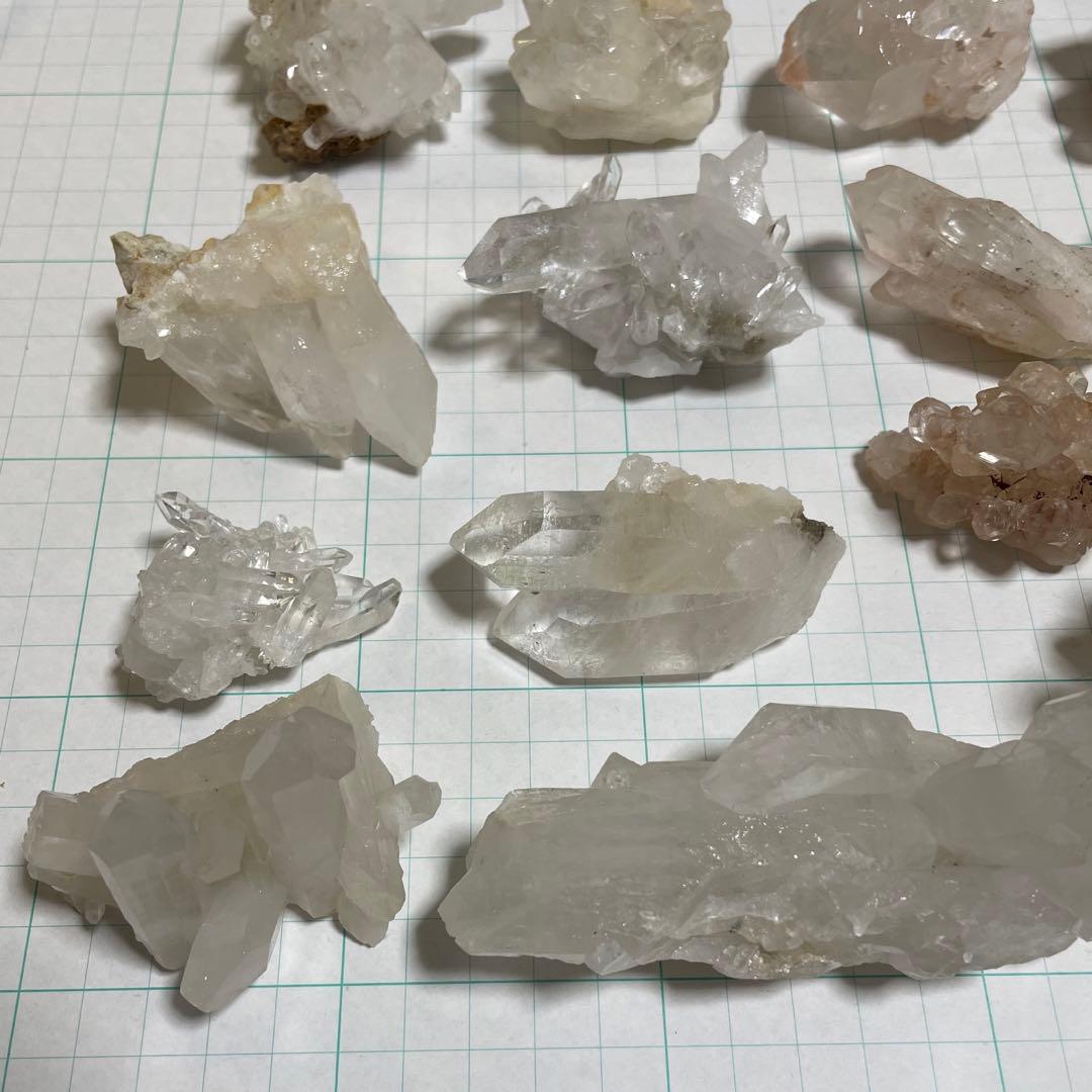 水晶クラスター 14個セット