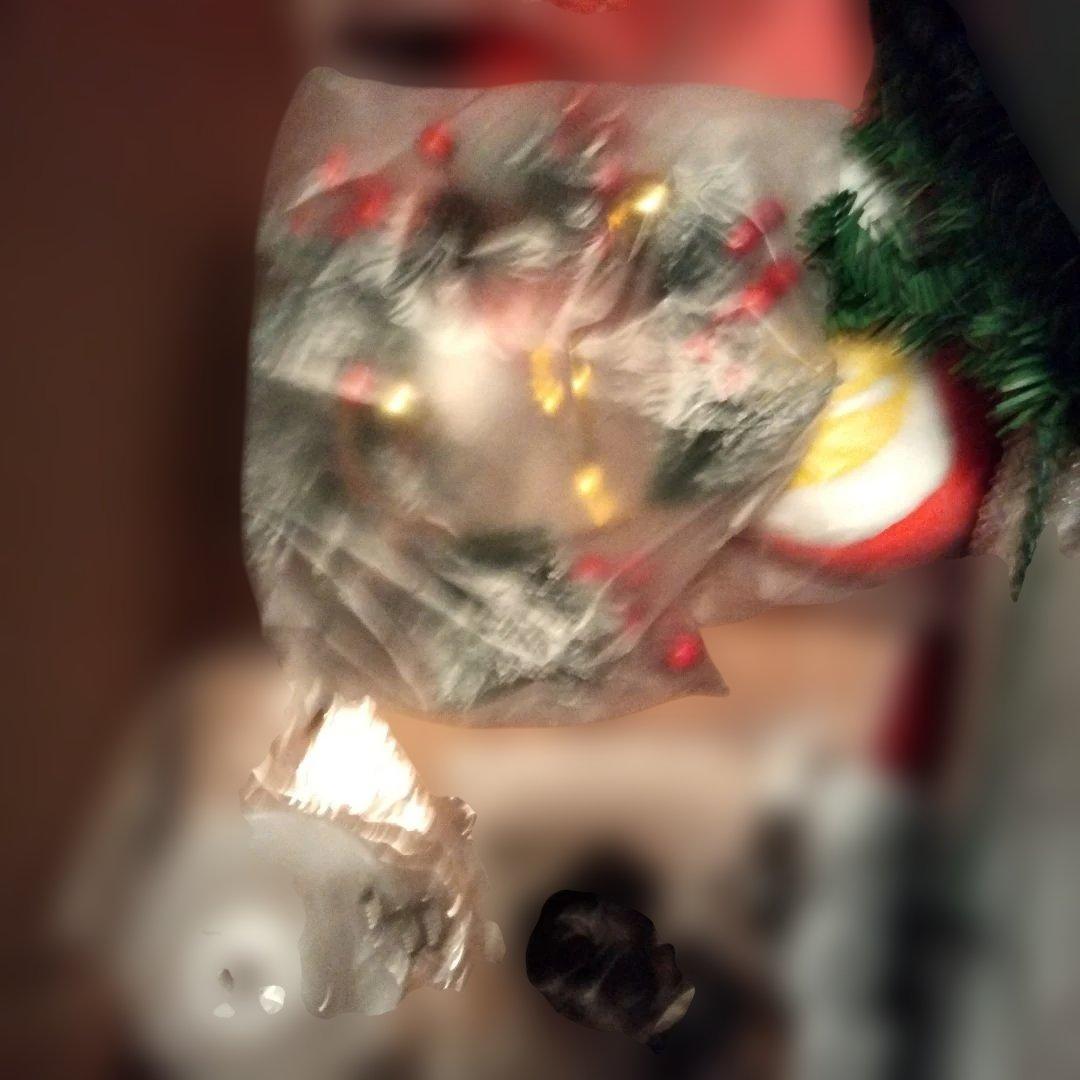 【SALE】新品クリスマスツリー　音楽と雪の演出　未使用　箱潰れあり