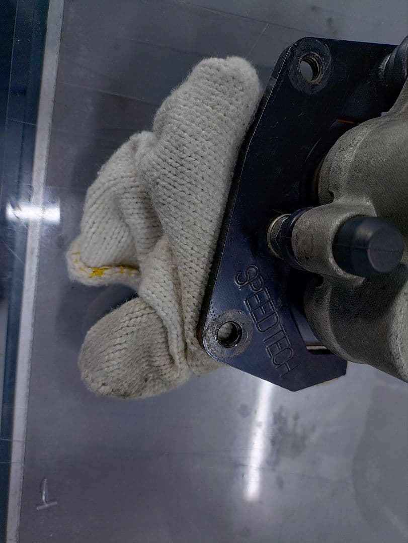 CRF150r用フロントキャリバー2ポット変更キット付き