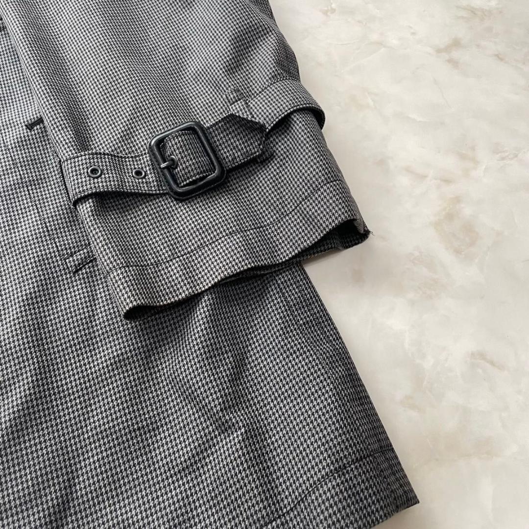BURBERRY LONDON 千鳥柄ステンカラーコート　ノバチェック　LL