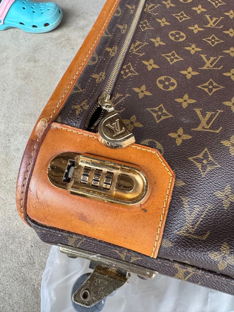 エコメル便限定 ルイヴィトン モノグラム スーツケース キャリーケース ジャンク