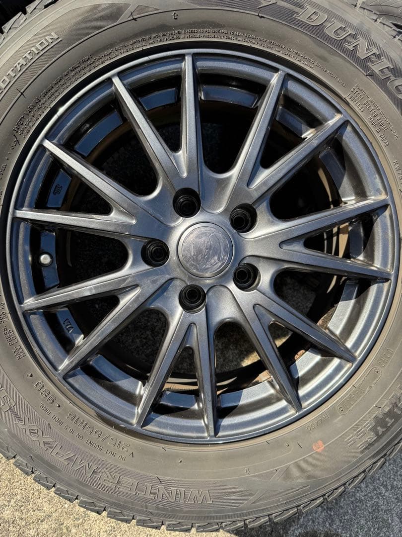 【寒波対策】アルファード　30 スタッドレス　ダンロップ　215/65R16