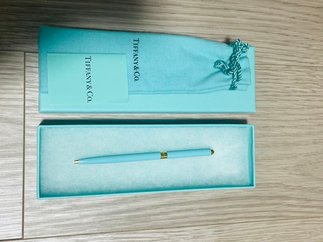 ティファニー　ボールペン　ティファニーブルー