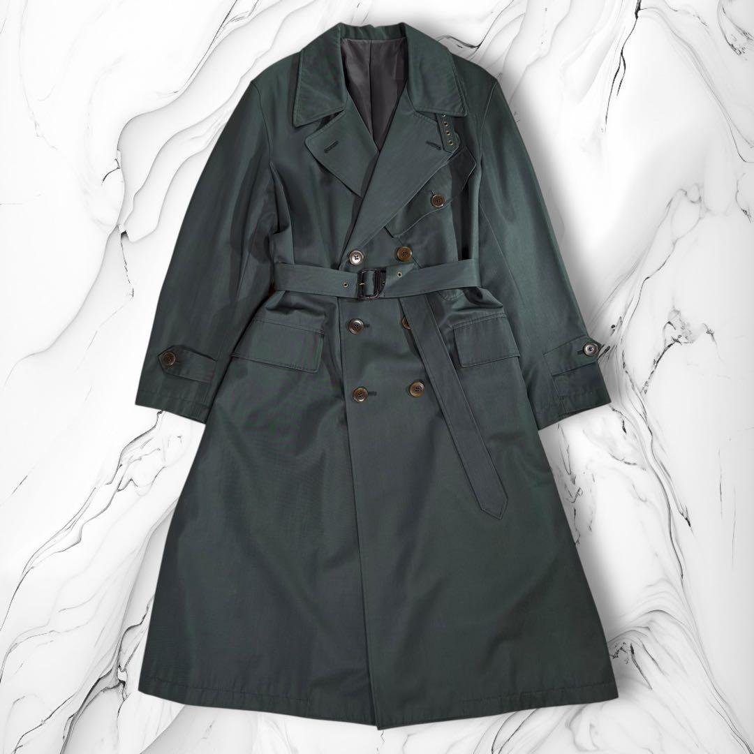 《希少》00s ジャンポールゴルチエクラシック スーパーロングコート グリーン