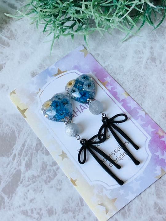 ✩.*˚レイくん専用♡No.978  Blue ピアス イヤリング